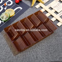 wholesale food grade small beautiful transparent plastic tray for cookies