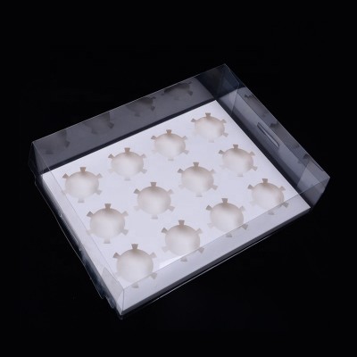 Wholesale Plastic 12 Cupcake Box Container