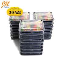 Disposable Plastic Microwave Compartment Lunch Box